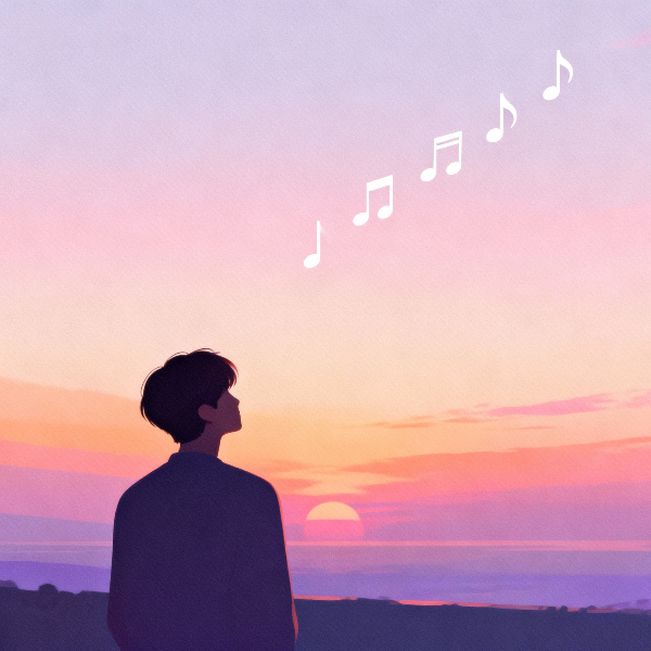 AI 작사 예시 및 앨범 이미지 추가