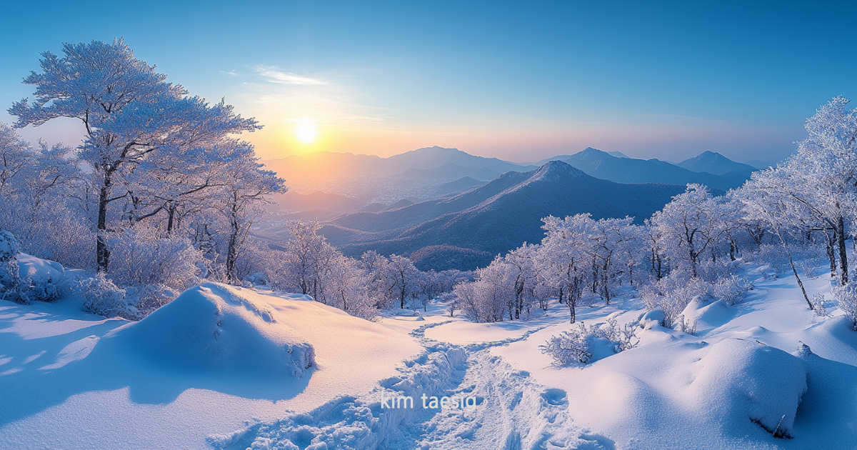 금수산의 사계절