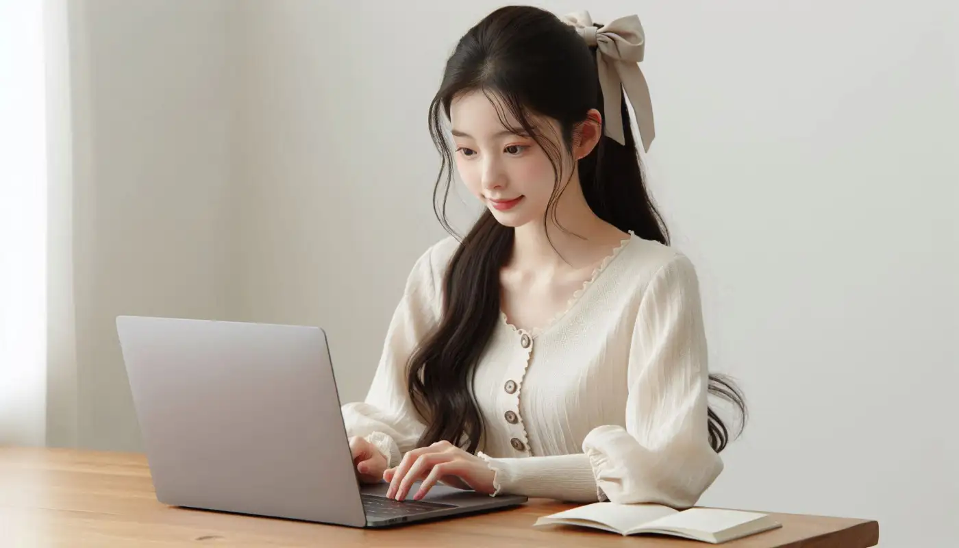 테바에라-상장-시간을-알아보고-가상자산-관리하는-여성의-모습