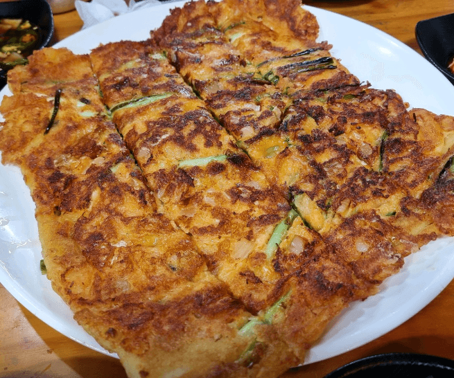 생방송오늘저녁 대왕파전 충남 아산 우리동네 간식장인