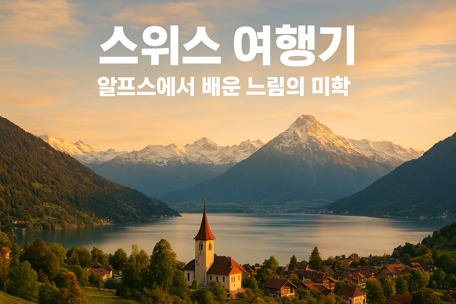 스위스 여행기 &mdash; 알프스에서 배운 느림의 미학