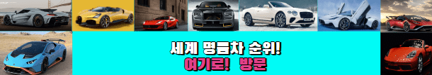 세계 명품자동차 순위