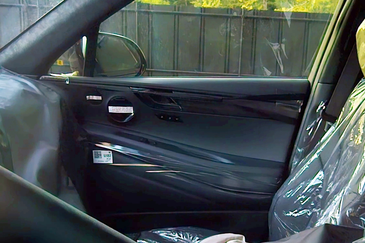 제네시스 GV80 블랙 테스트카 스파이샷