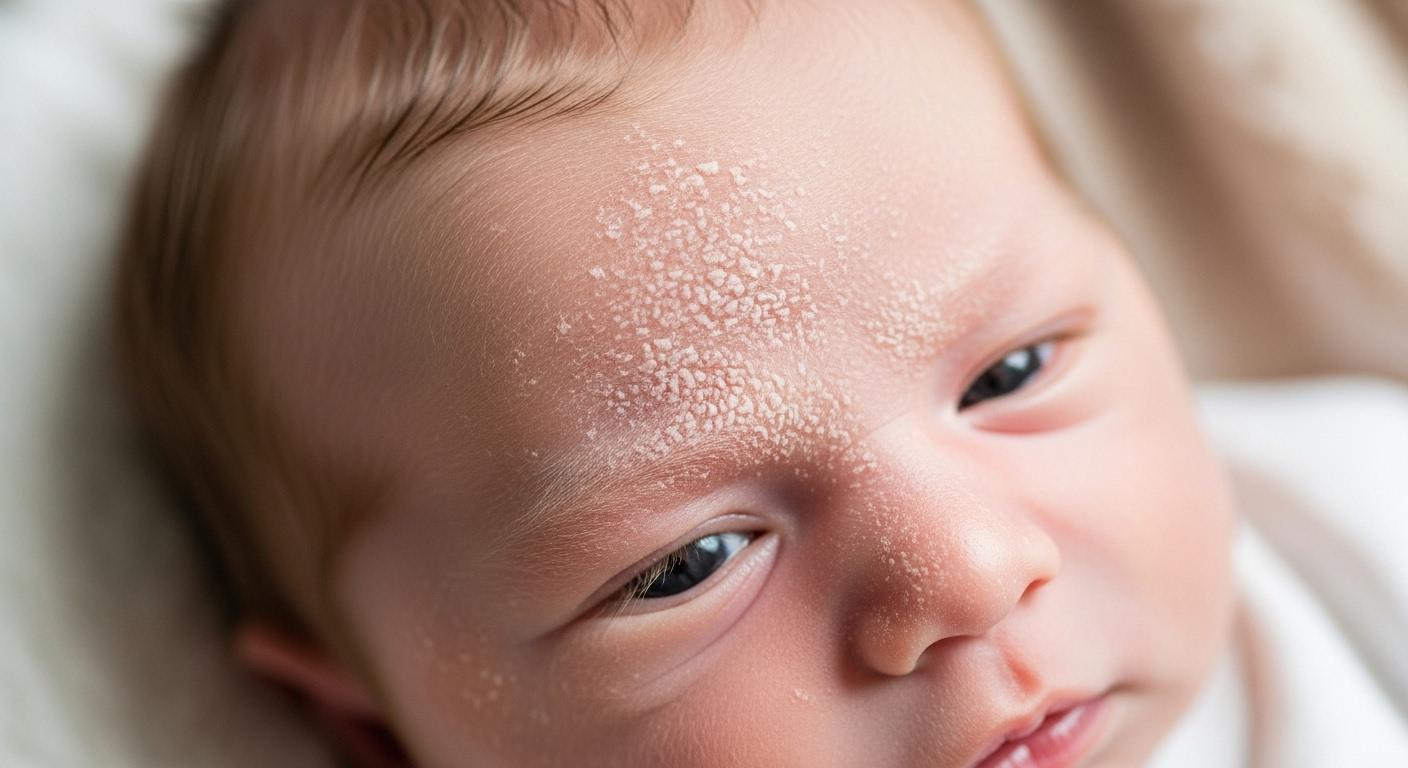 아기 피부 각질