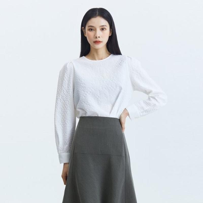 미쏘 이월 벌룬 소매 블라우스코튼 MIWBLC202G