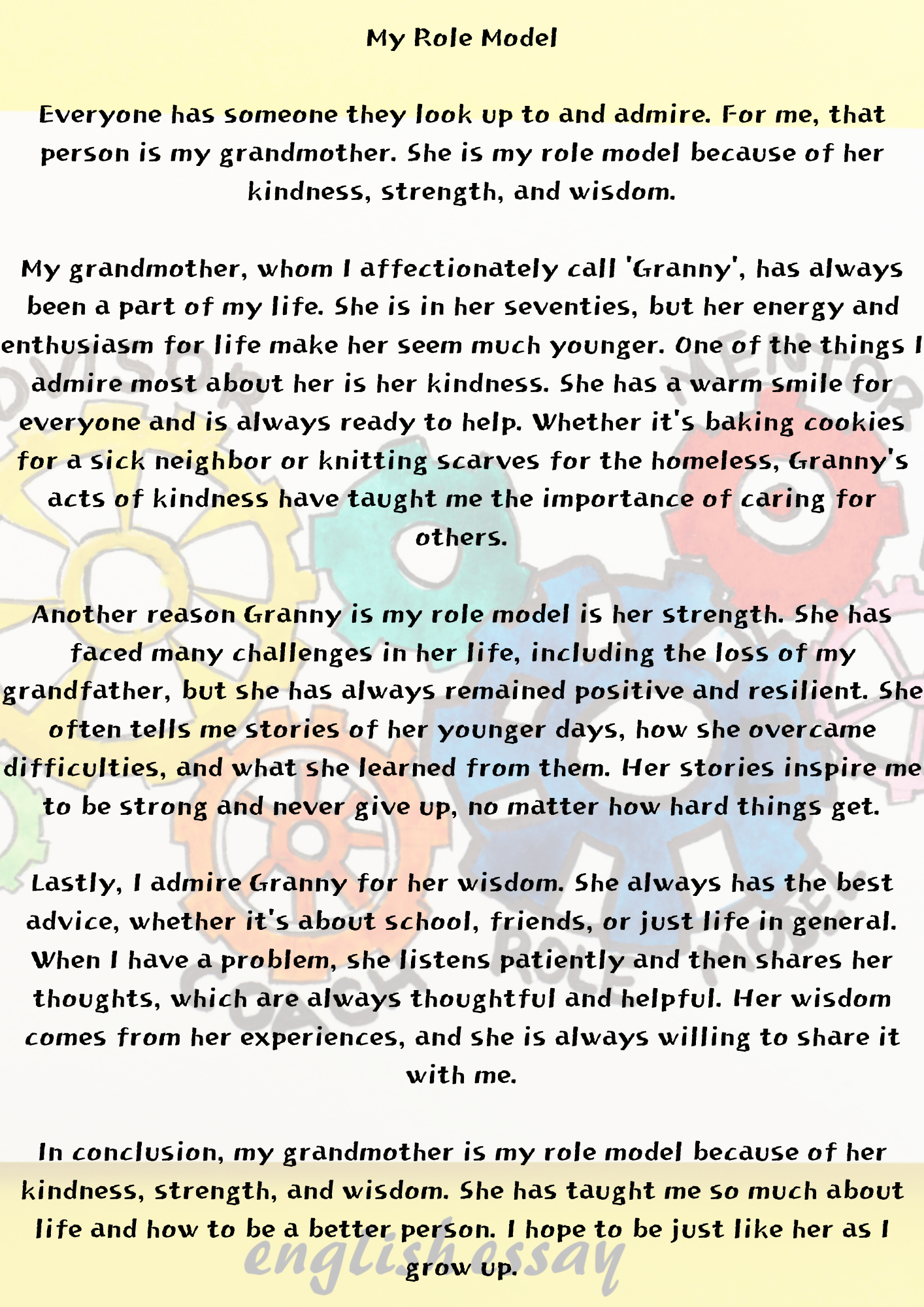 How to Write an Essay About Your Role Model 롤 모델에 대한 에세이 작성 방법