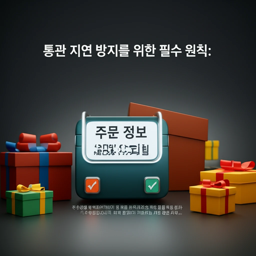 블랙프라이데이 직구 전 개인통관고유부..