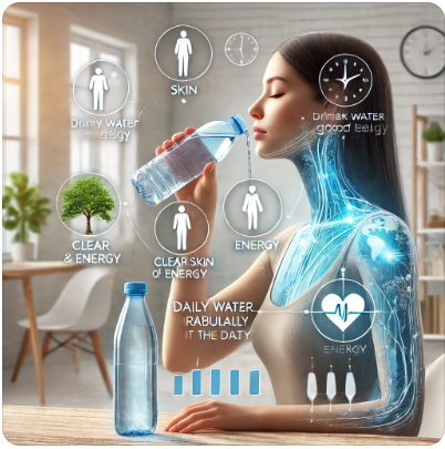 물 섭취 습관의 중요성 이미지