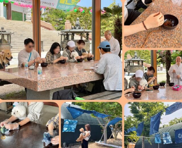 홍법사 당일형 체험 프로그램 진행 사진