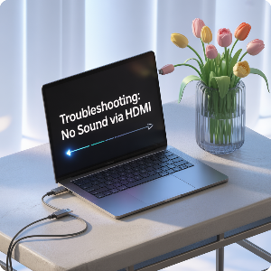 노트북 HDMI 연결 시 소리 안 나오는 이유와 해결법 이미지