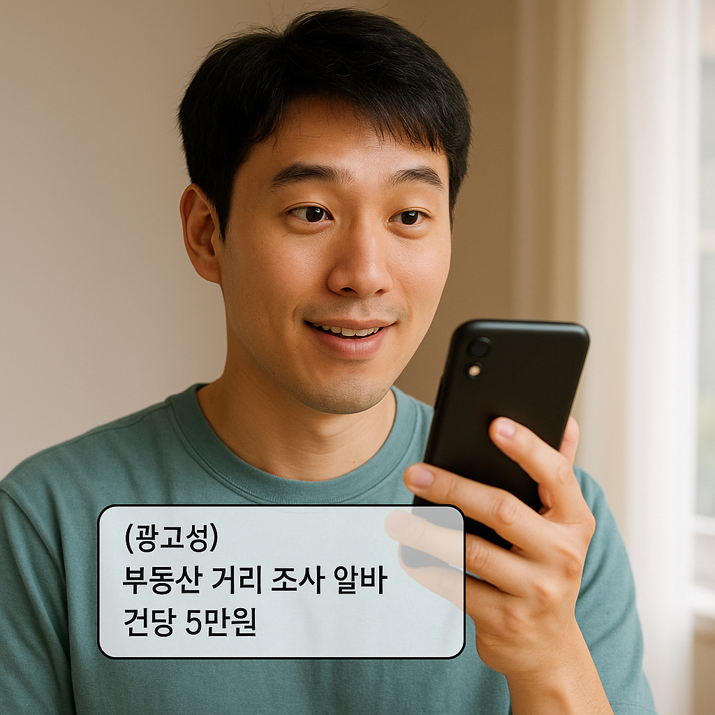 위치 정보 알바라는 말에 혹하는 사람