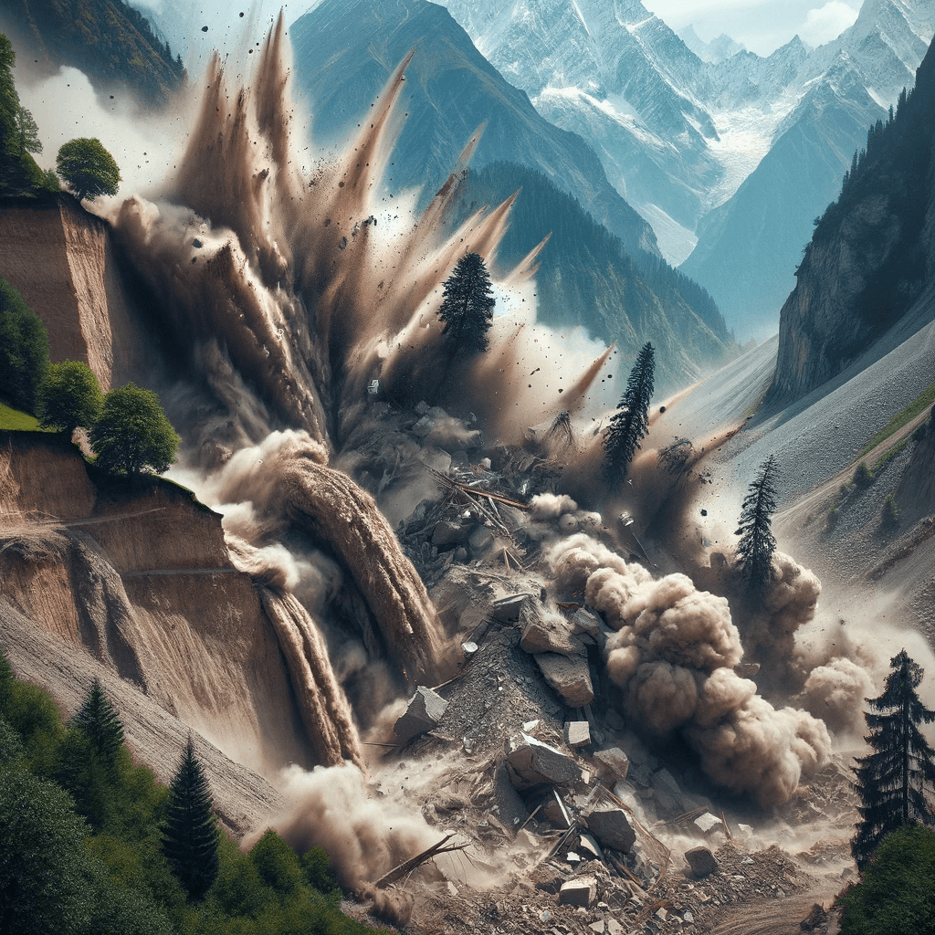 산사태 나는 꿈 해몽 해석