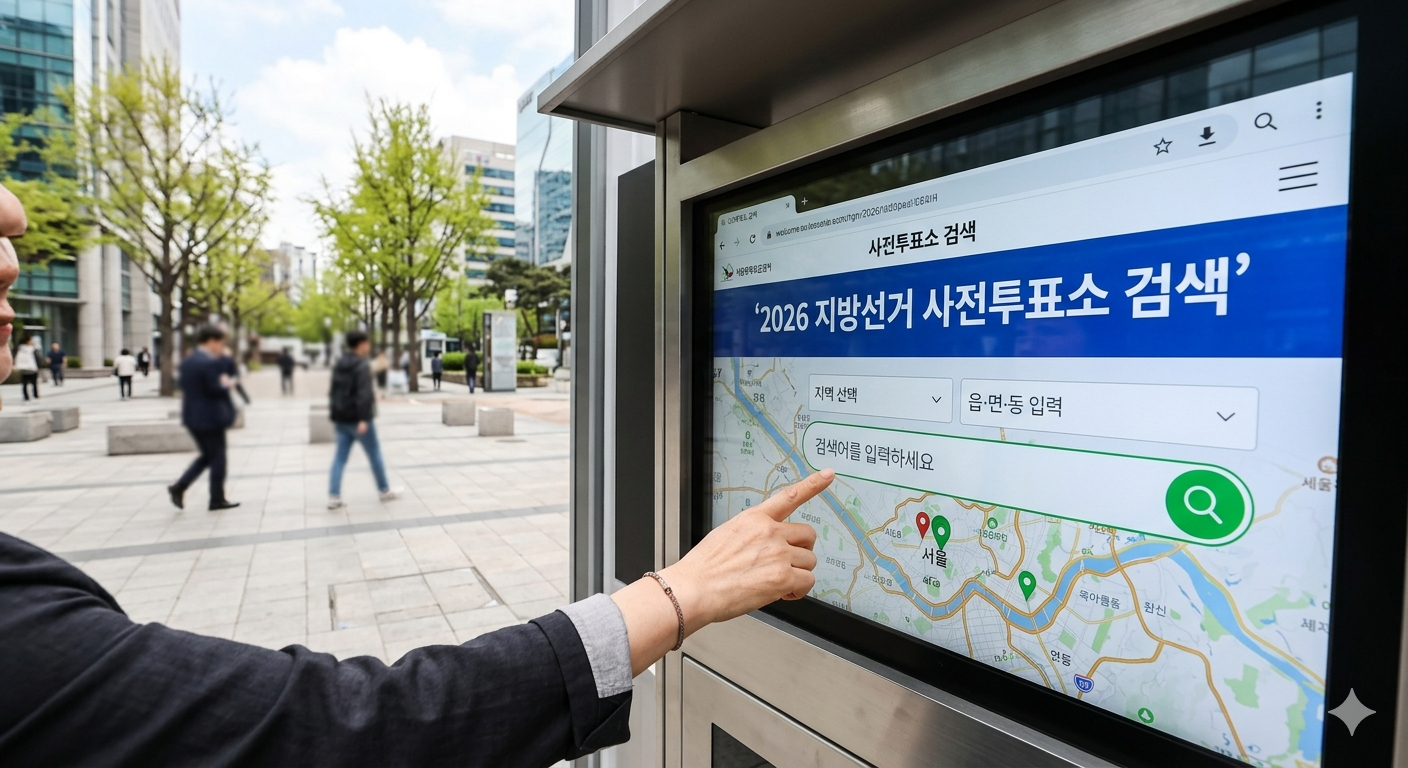 [2026 지방선거] 내 주변 사전투표소 1분 만에 찾기 (용인,오산,수원 구&middot;동별 가이드) 관련사진