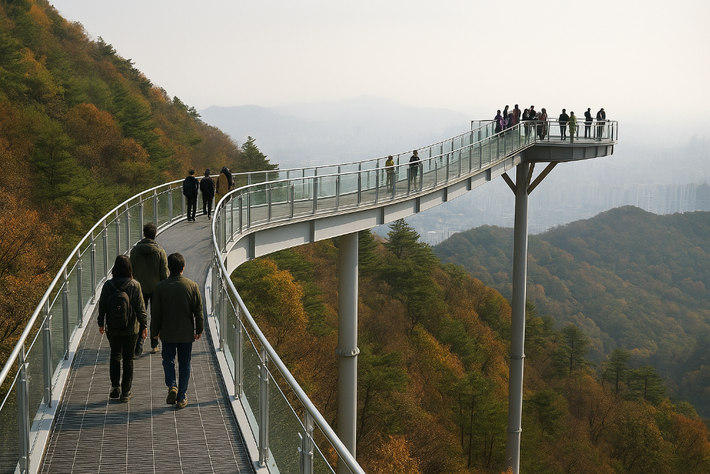 용마산 스카이워크, 서울 힐링 명소 3분 완벽 가이드