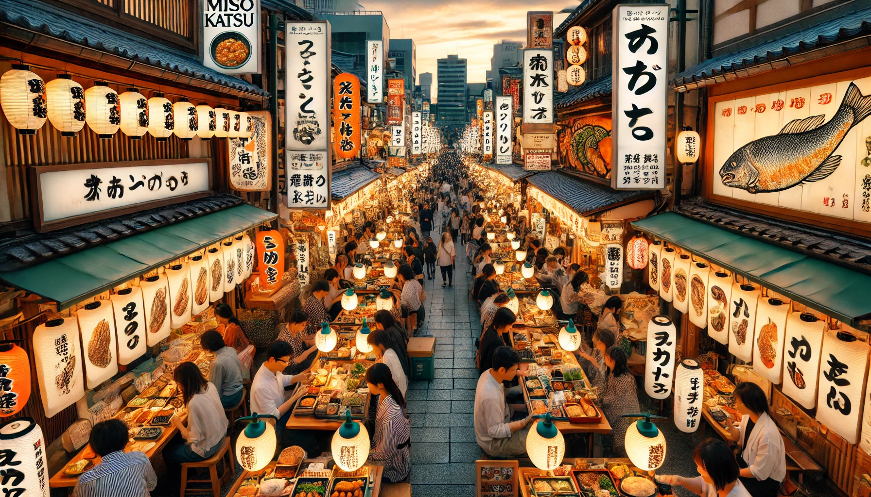 나고야 맛집 거리 사진