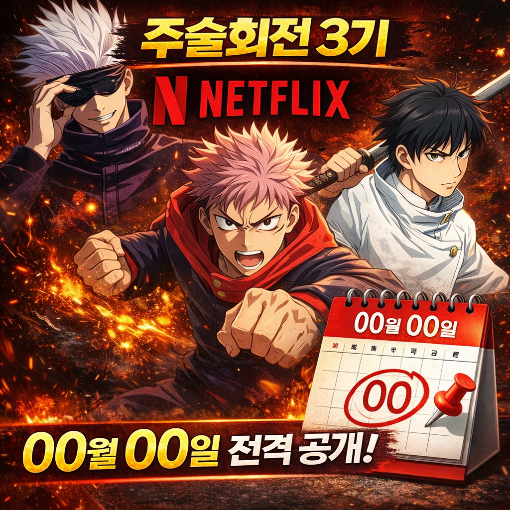 주술회전 3기 넷플릭스 시청하러 가기