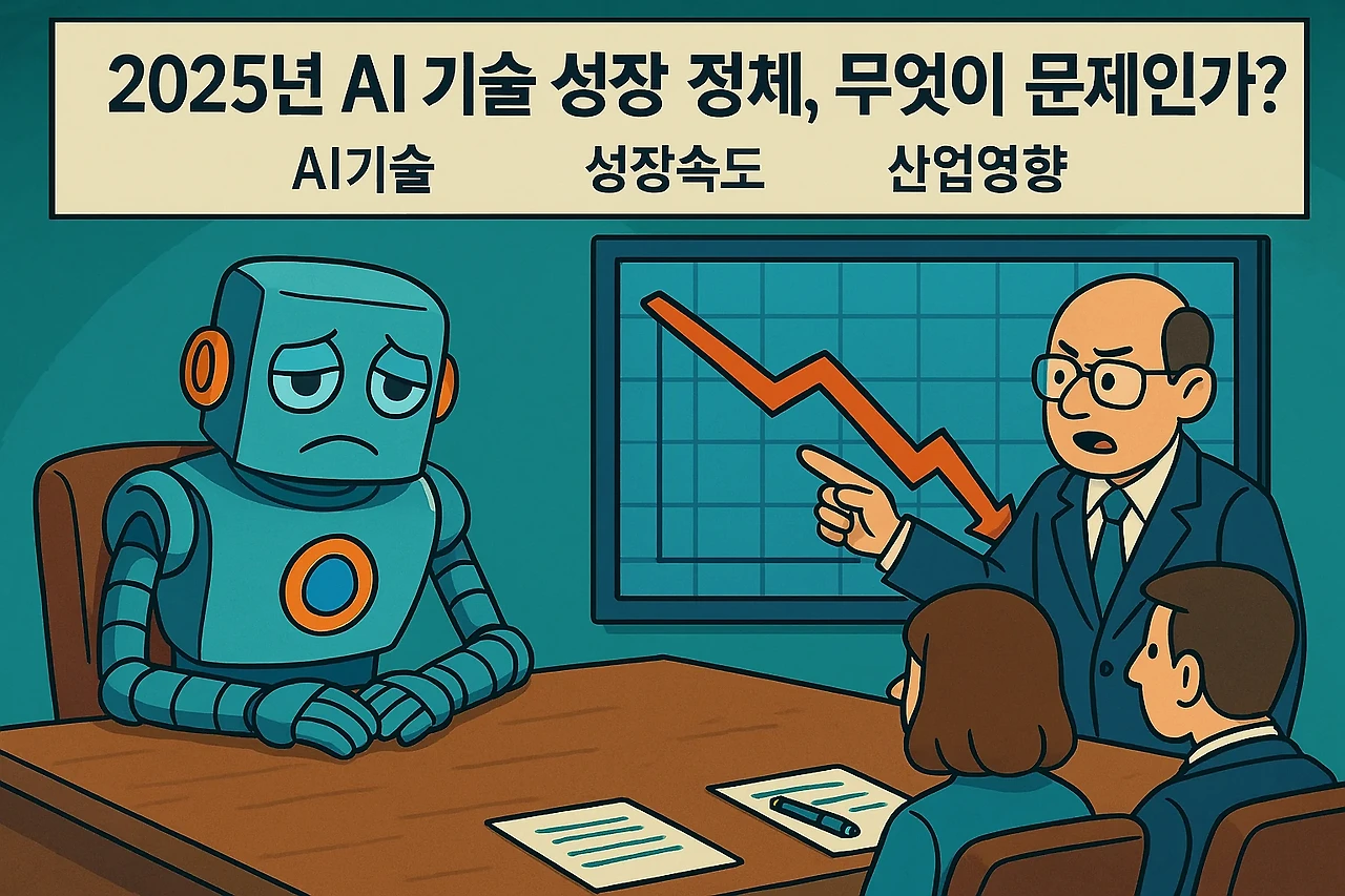 AI 기술 성장 정체 관련 이미지