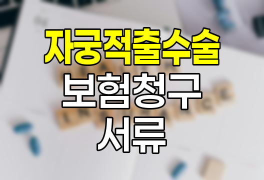 자궁적출수술 보험청구 필수 서류와 주의사항