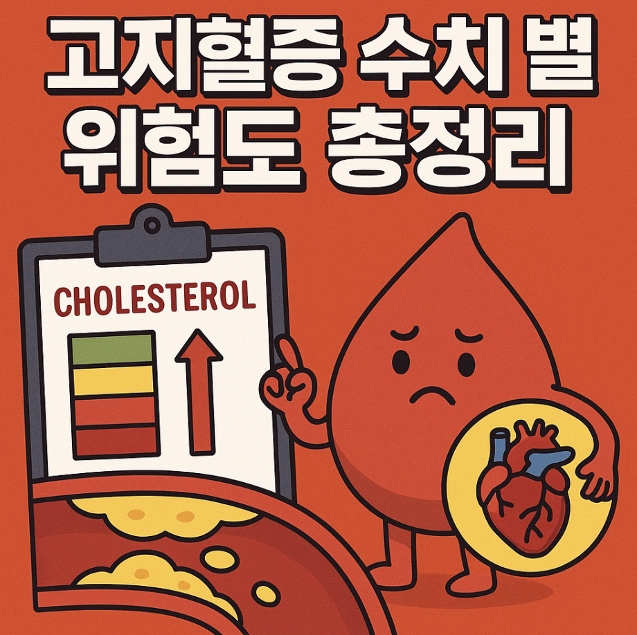 고지혈증 수치 별 위험도 총정리