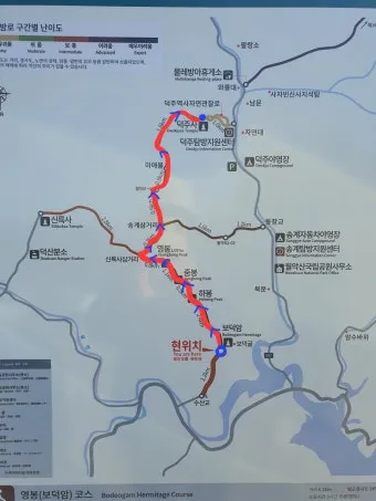 월악산 등산코스 지도 능강교 전망 당일치기 주차장 안내_19