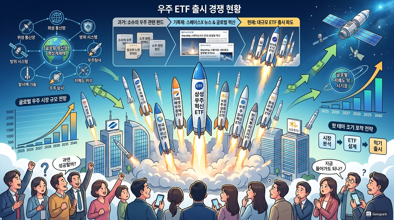 우주 ETF 열풍의 배경