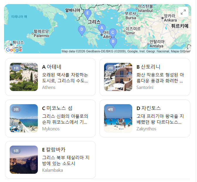 그리스 11월 날씨 옷차림 추천 여행지