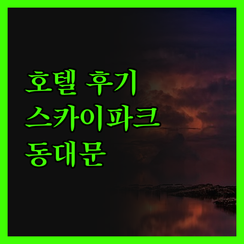 호텔 스카이파크 킹스타운 동대문점 숙