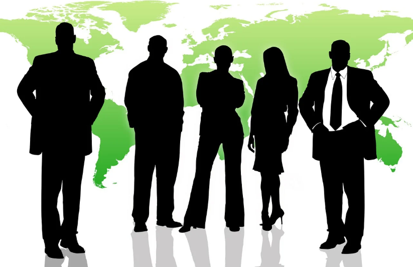 남성, 여성, 사업가 이미지