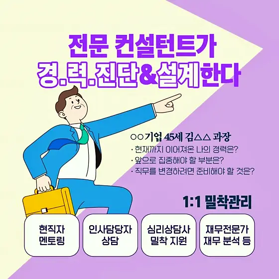 국민 내일 배움 카드에 추가된 중장년 새출발 카운슬링 자비부담액 확인 및 온라인 신청