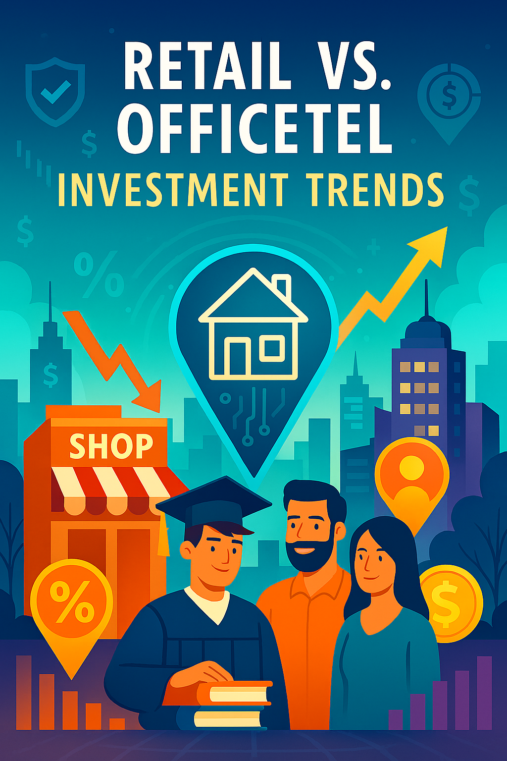 상가 vs 오피스텔 투자 트렌드 (공실률, 임대료, 수요층)
