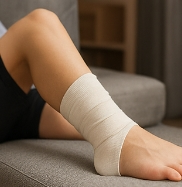 발목 접질렀을때