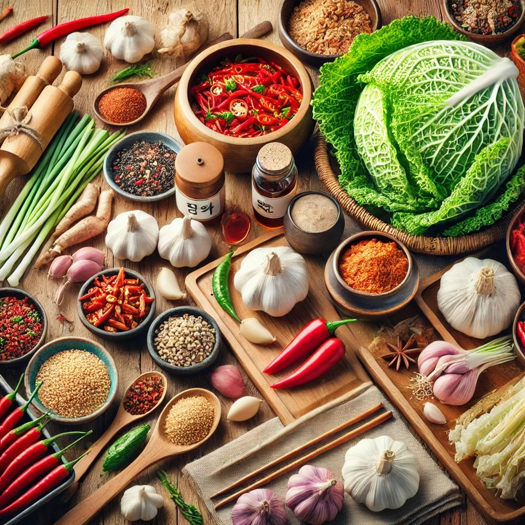 김장양념만들기