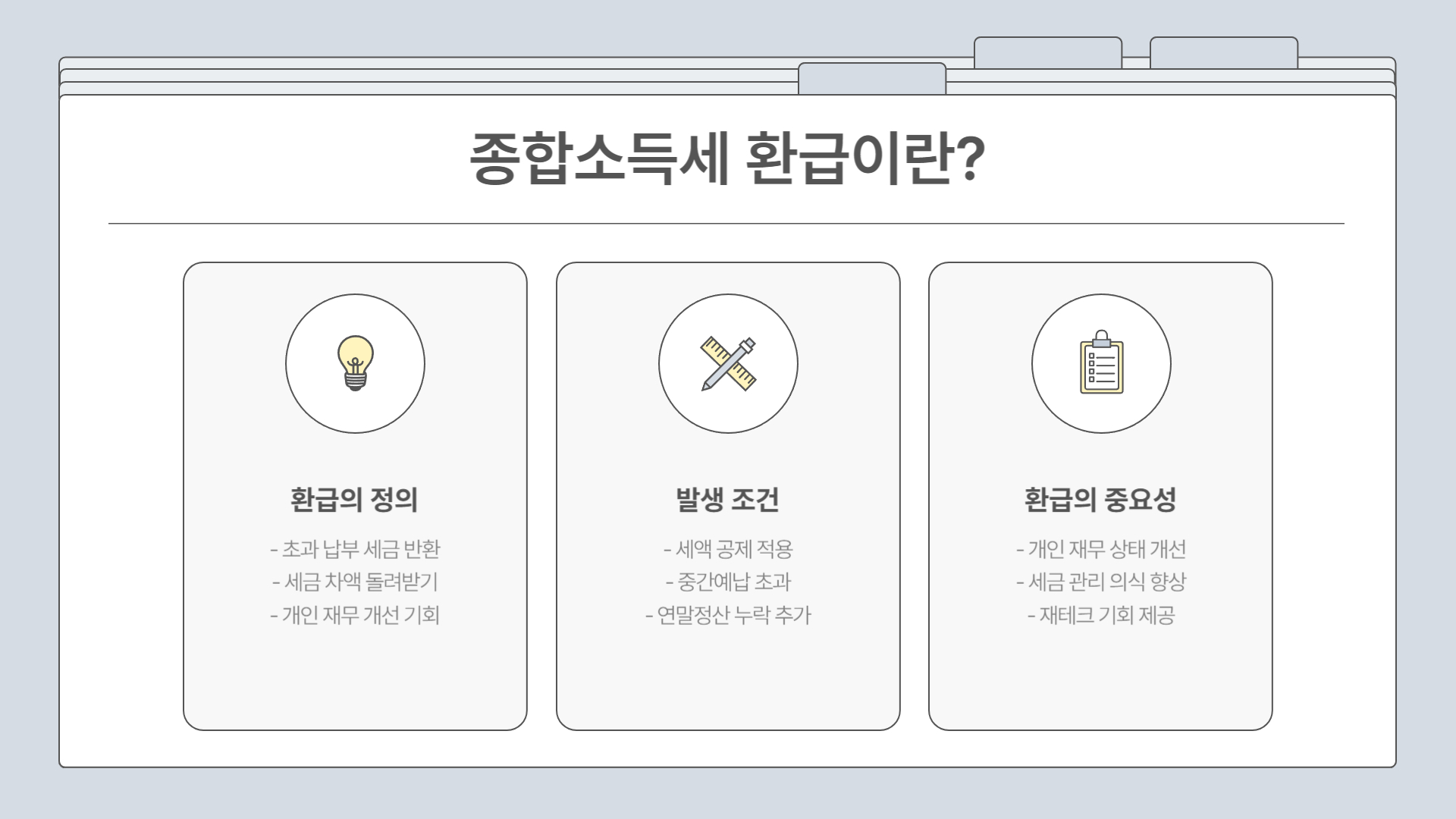 종합소득세 환급 신청 절차