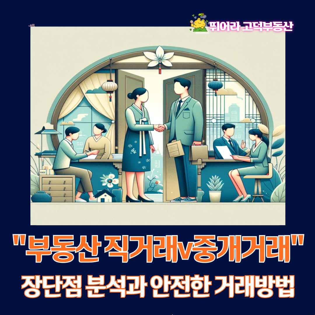 부동산 직거래vs 중개거래 장단점 분석