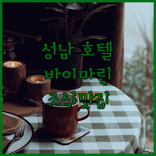 성남 밀리토피아호텔 바이마린! 깔끔함