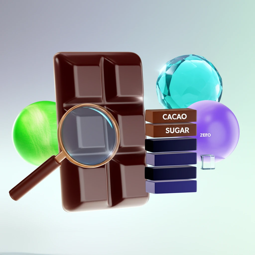 운동 전후 무설탕 초콜릿 효과와 똑똑..