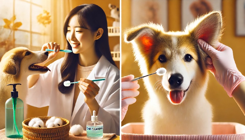 강아지 치아, 귀 관리 방법 (건강 유지, 예방, 관리)