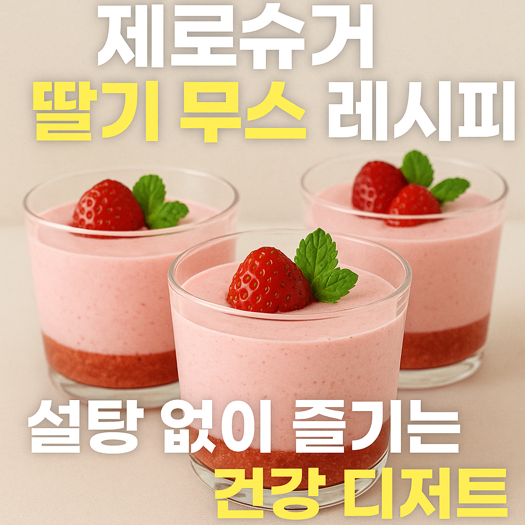 딸기 무스