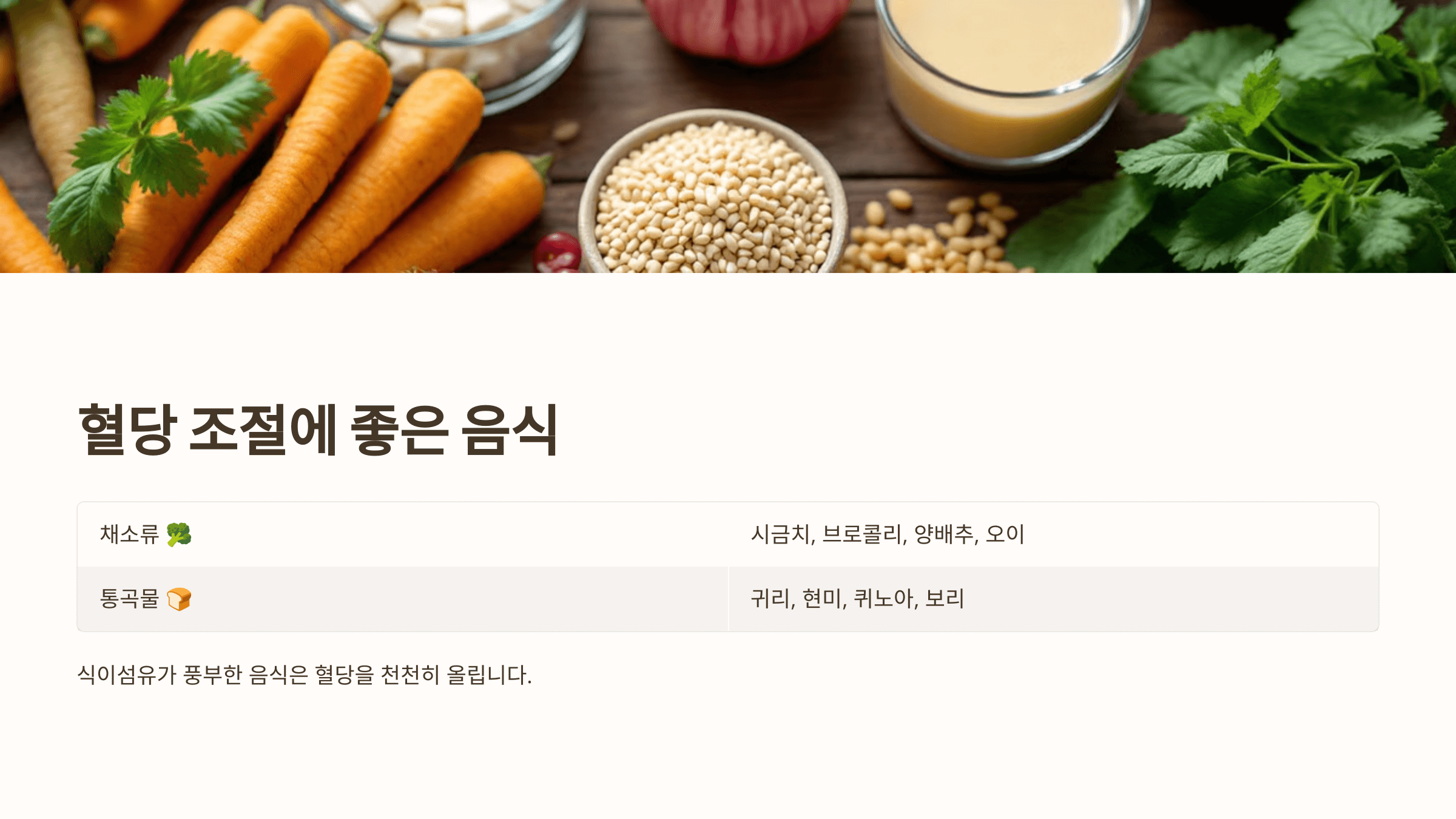 혈당과 관련된 사진입니다.