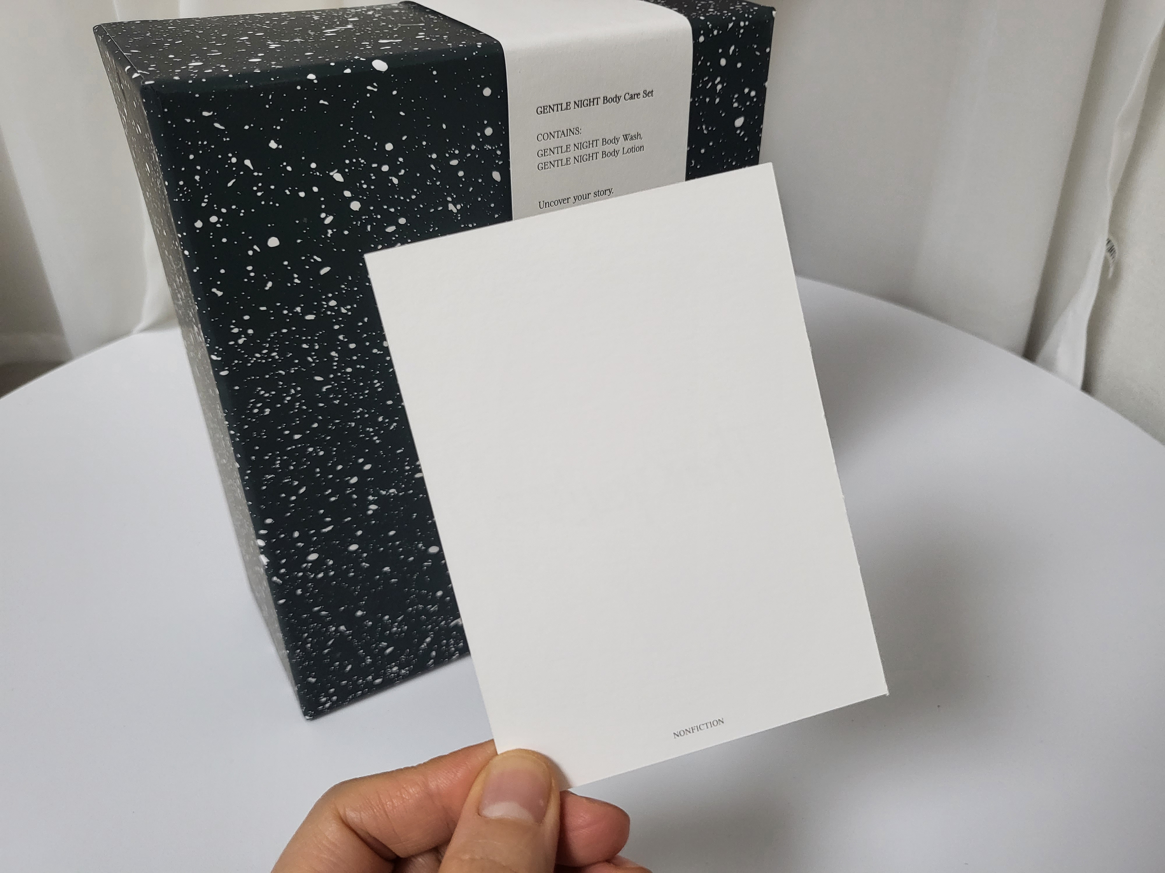 논픽션 젠틀나잇 바디워시&바디로션 세트