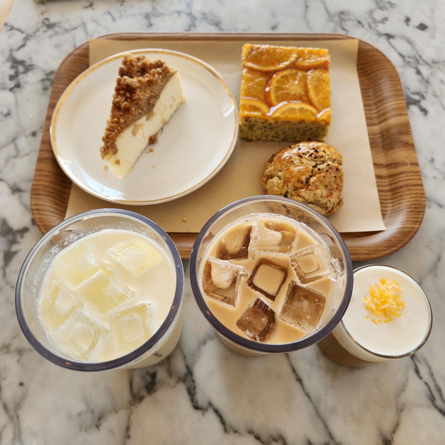 케이크, 커피 사진