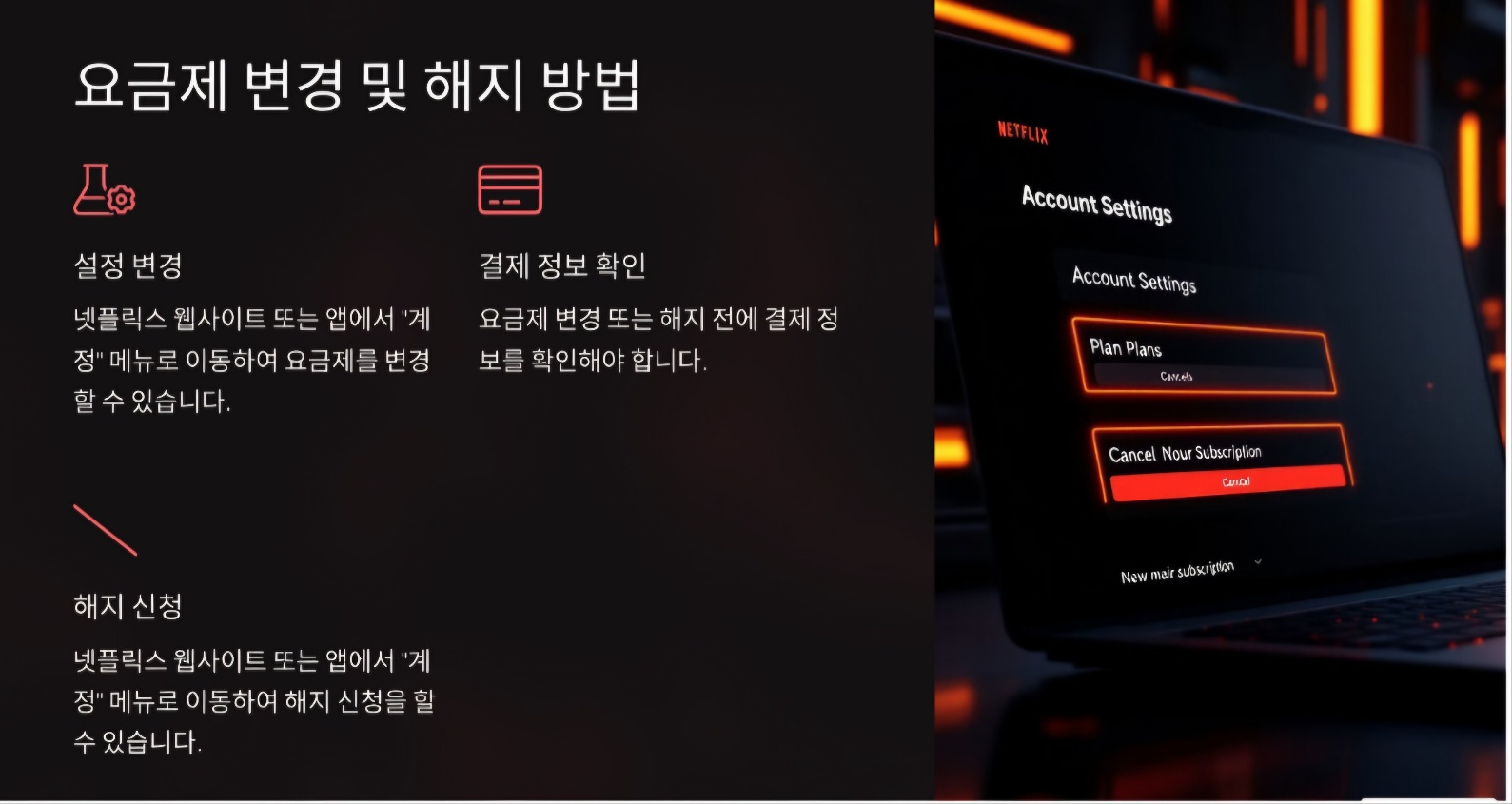 넷플릭스 요금제 선택 및 할인