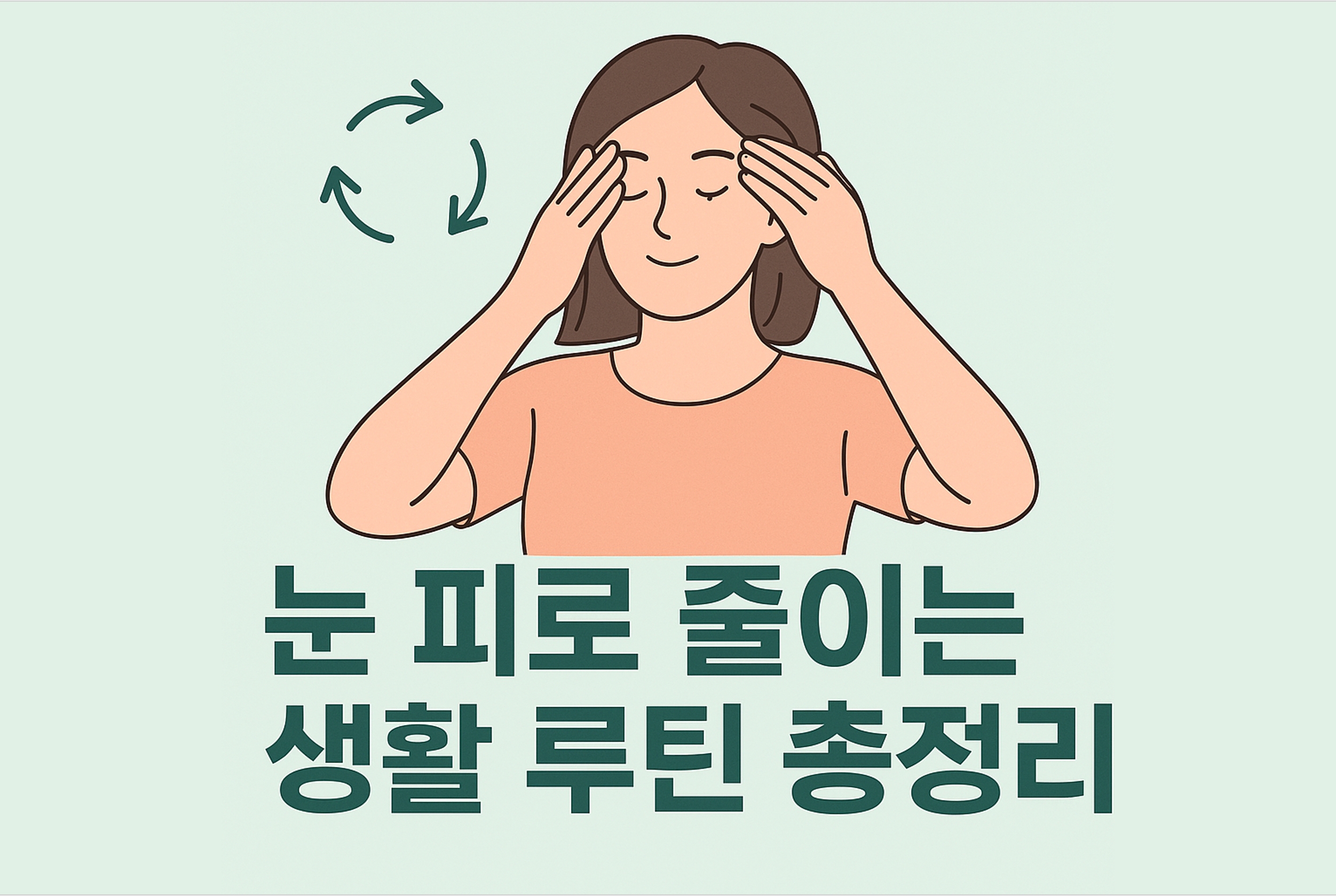 눈 피로 줄이는 생활 루틴 총정리