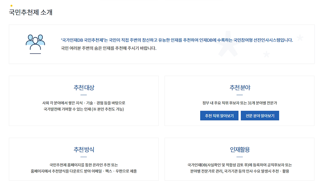  공직자 국민추천제란
