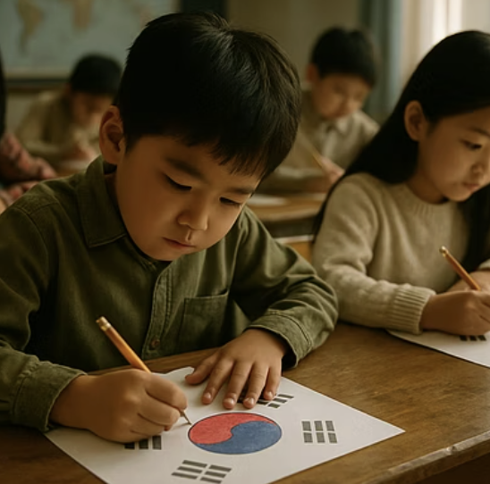 건곤감리, 헷갈리지 않고 태극기 완벽하게 그리는 법 (초간단 암기팁)