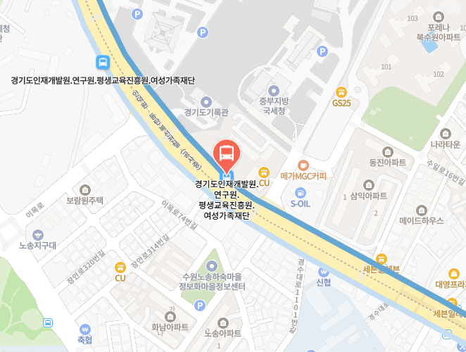 정류장 위치 사진