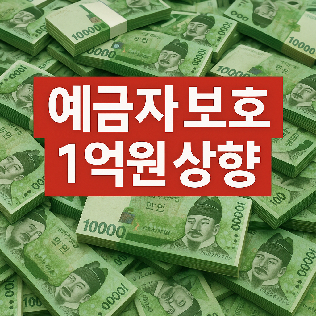 예금자 보호 1억원으로 상향