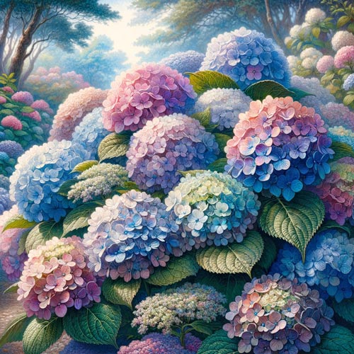 수국 꽃 나오는 꿈 뜻