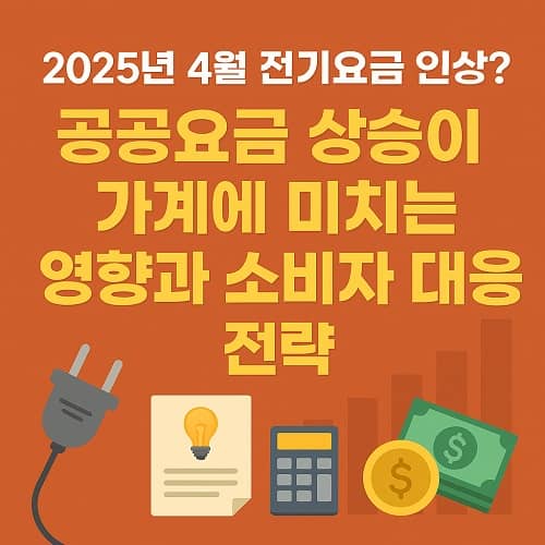 2025년 4월 전기요금 인상