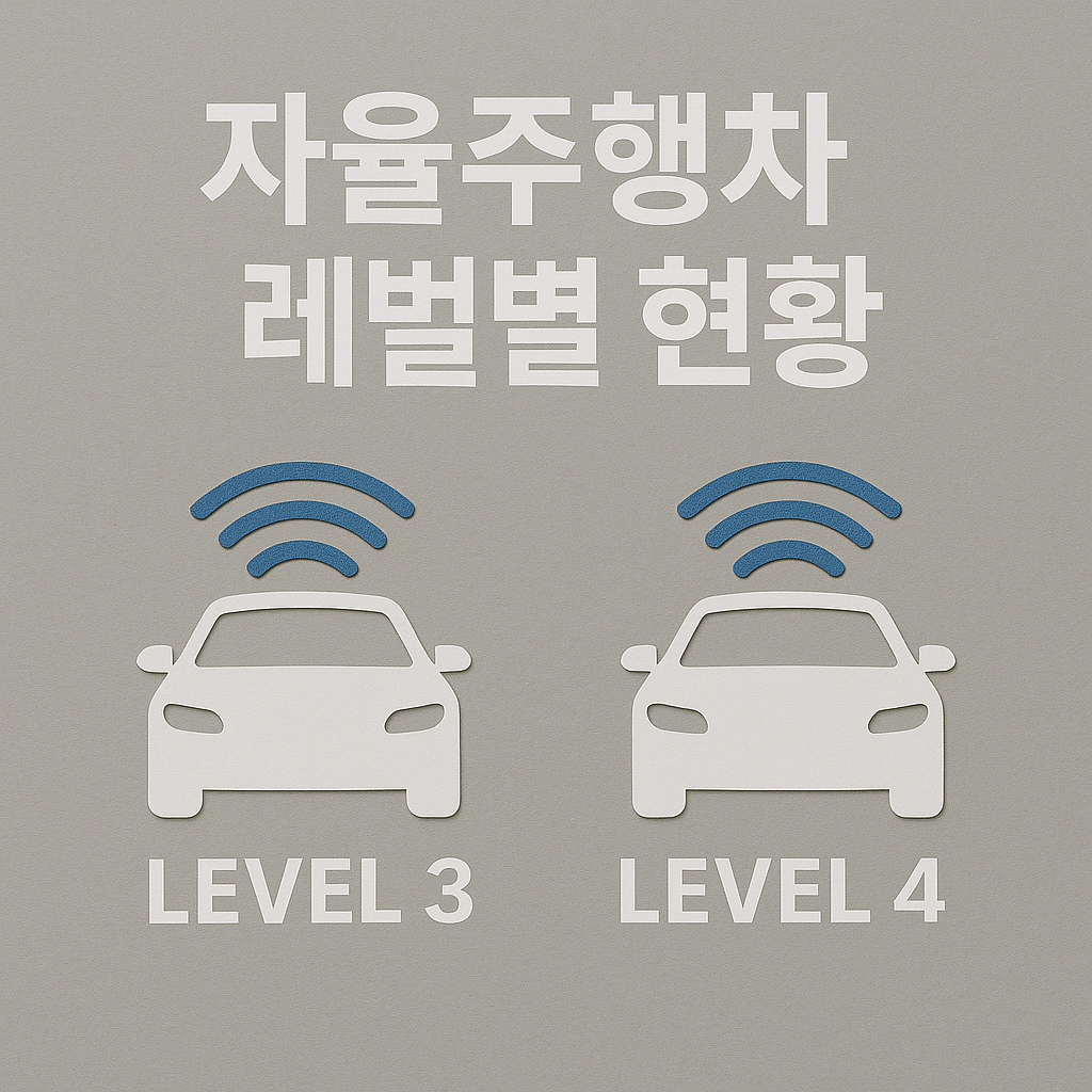 자율주행차 레벨별 현황: 레벨3·레벨4 기술 어디까지 왔나?